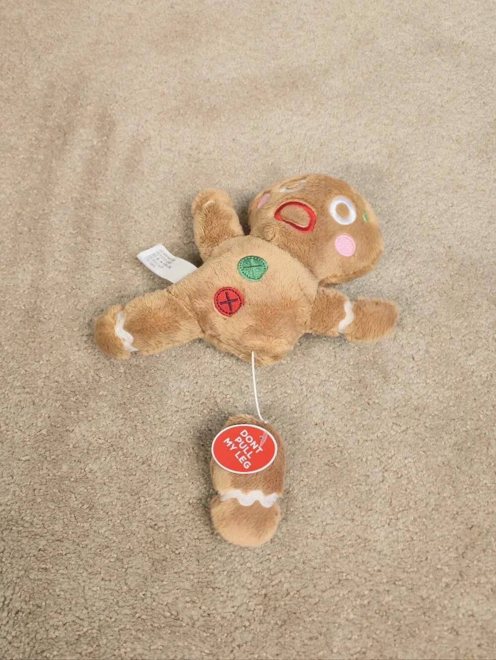 Cvs Gingerbread Man Occasions Gingerbread Man Pull Leg String Talking Plush
